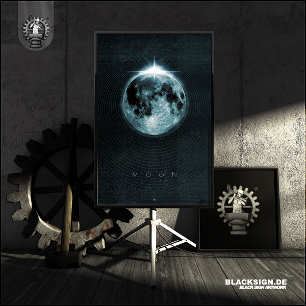 Mond Graphik - Poster