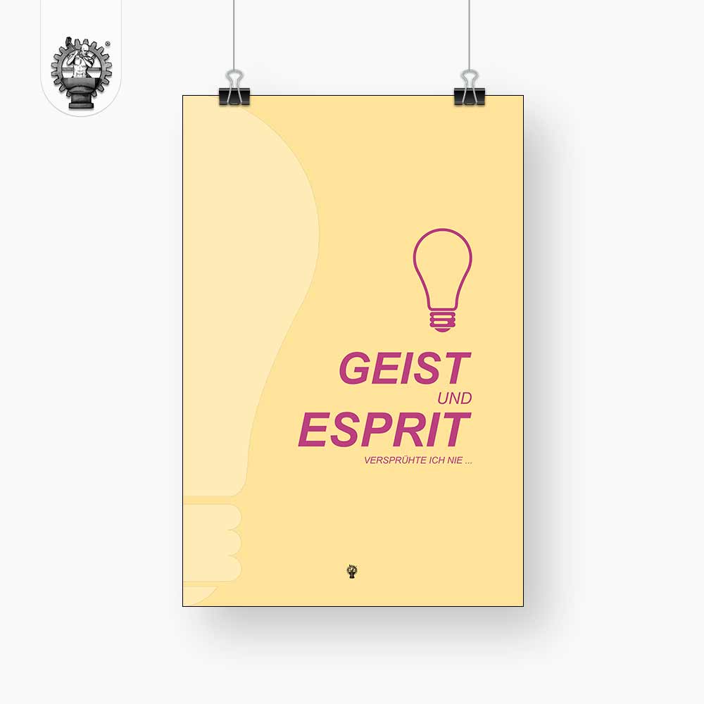 Geist und Esprit versprühte ich nie - Poster Produktbild 1