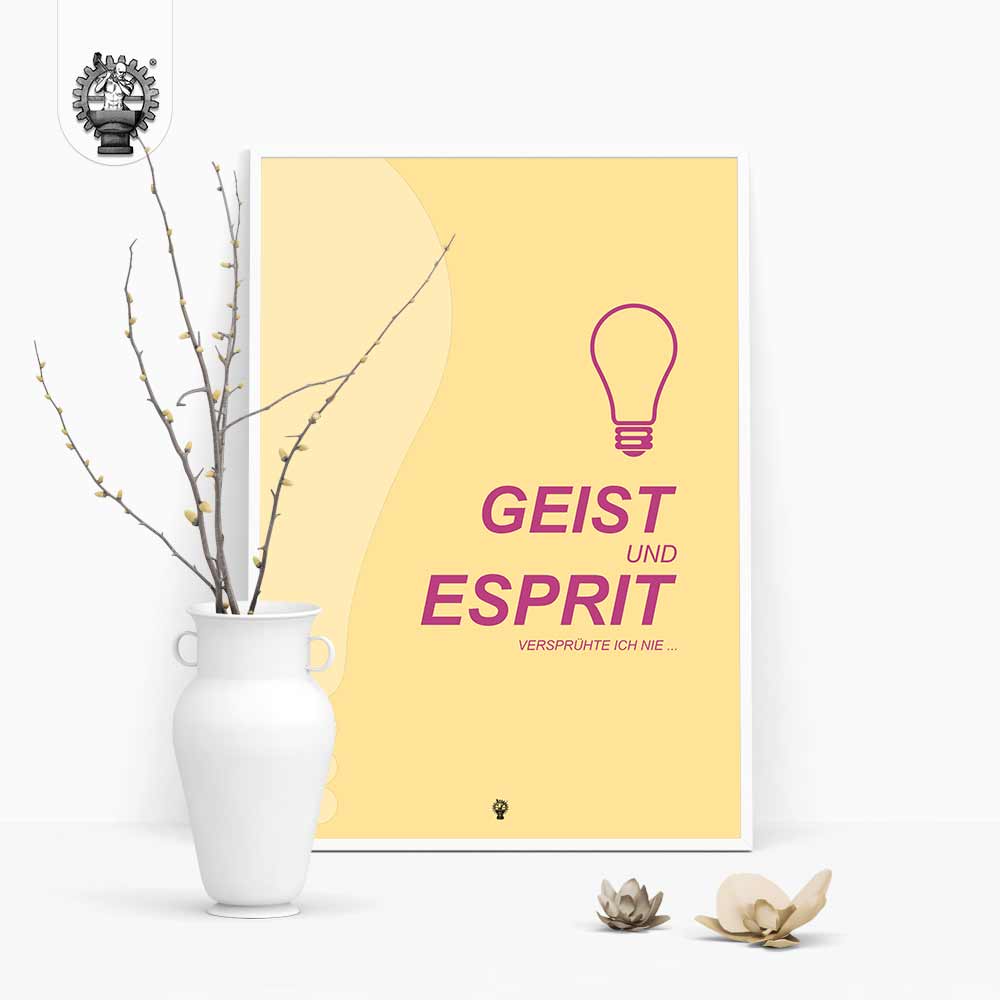 Geist und Esprit versprühte ich nie - Poster Produktbild 2