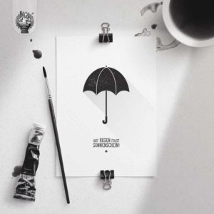 Regenschirm – Auf Regen folgt Sonnenschein