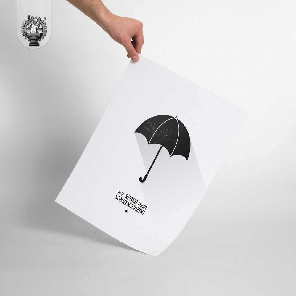 Regenschirm - Auf Regen folgt Sonnenschein Produktbild 5 Poster