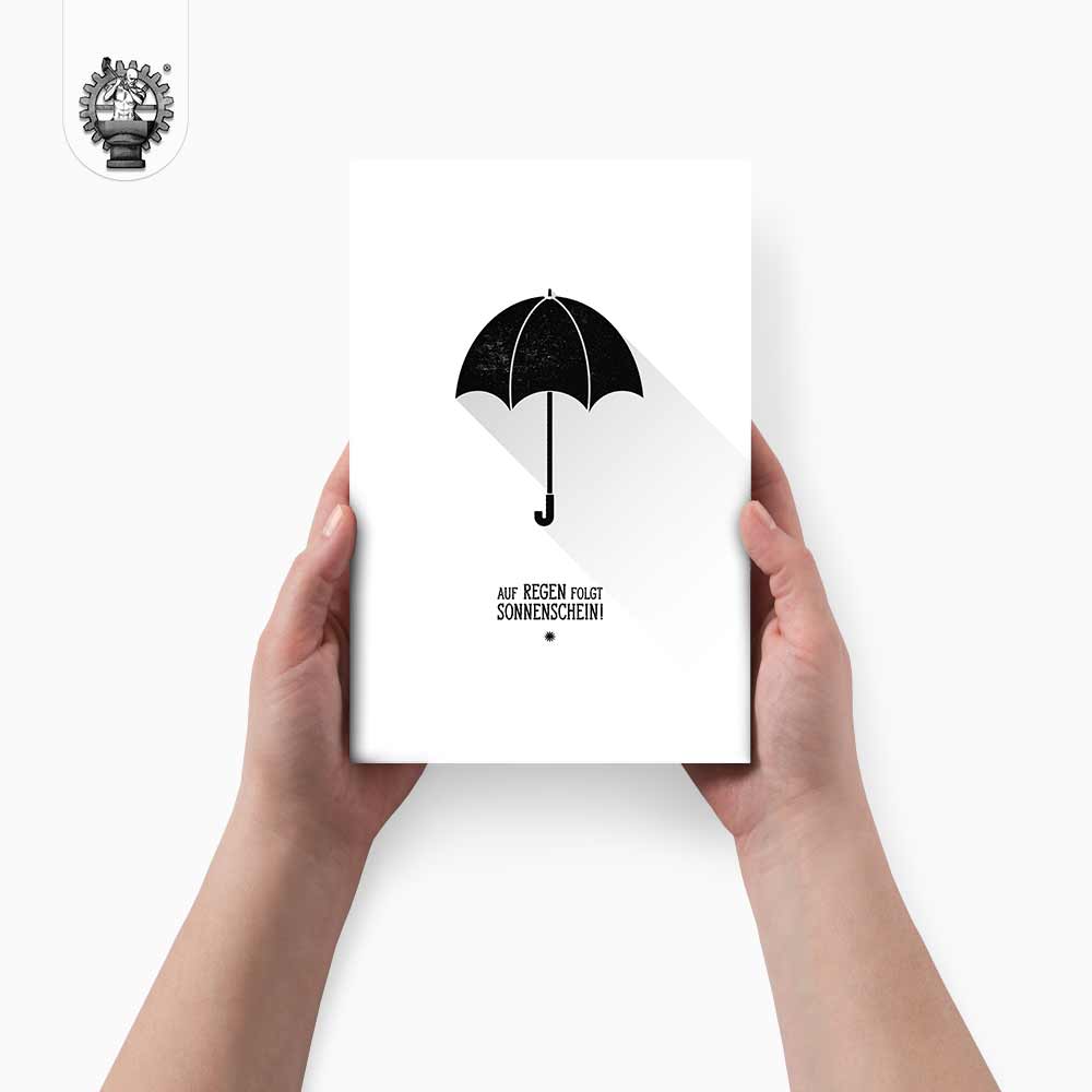 Regenschirm - Auf Regen folgt Sonnenschein Produktbild 6 Poster