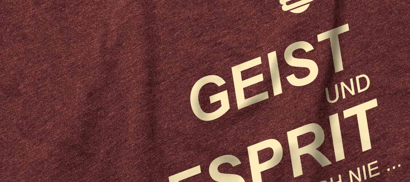 Geist und Esprit versprühte ich nie Frauen T-Shirt Produktbild 7