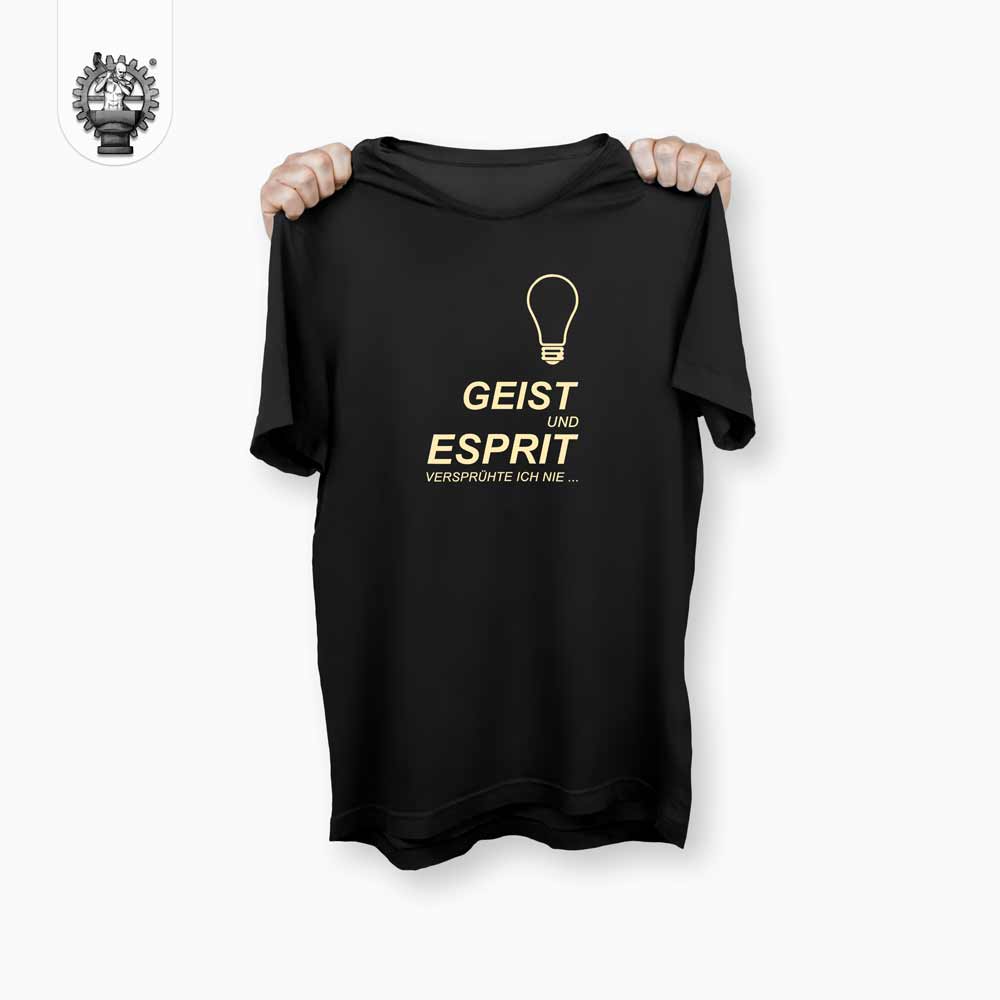 Geist und Esprit versprühte ich nie Frauen T-Shirt Produktbild 6